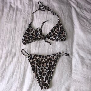 Cheetah print bikini